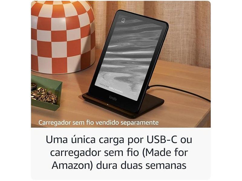 Kindle Paperwhite Signature Ed. 12a Geração, 32GB, 2024, O Kindle